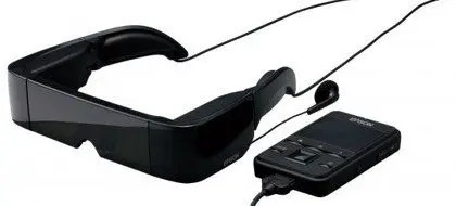 Durchsichtige 3D Brille Epson Moverio BT-100 Durchsichtige 3D Brille Epson Moverio BT-100