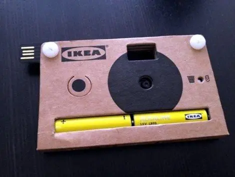 IKEA KNÄPPA Karton Digitalkamera