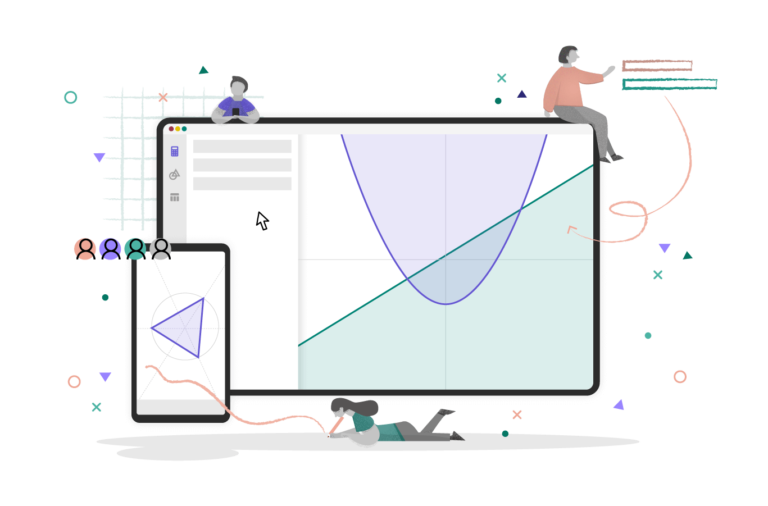 Abbildung der Geogebra Möglichkeiten