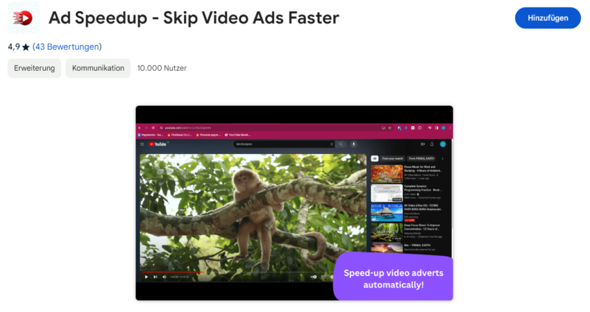 Ad speedup