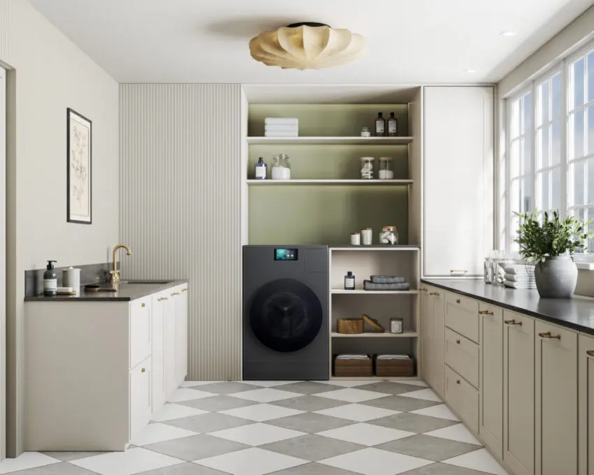 Intelligente Waschmaschine und Trockner in einem: Samsung Bespoke AI ...