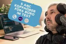 5 ANC Over Eear Bluetooth Kopfhörer fürs Büro im Test-Vergleich