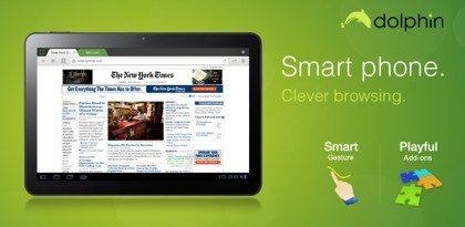 Dolphin Browser 6 auf Android Tablets Dolphin Browser 6 auf Android Tablets