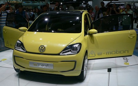 VW E-up! Elektroauto auf der IAA in Frankfurt