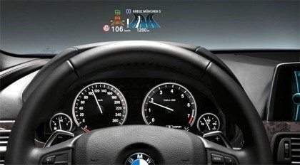 BMWs bekommen vollfarbige Head up Displays