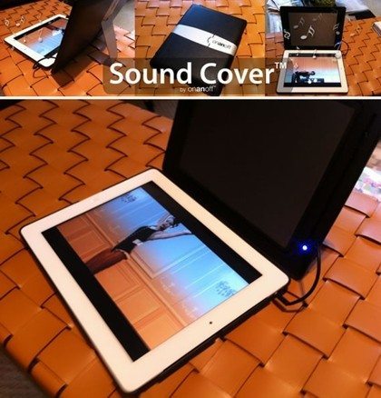 Cover mit Lautsprechern fuer das iPad2