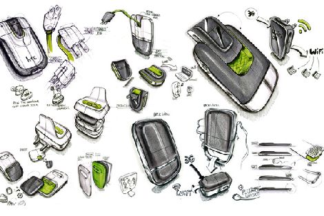 HTC Autonome Handy Konzept ohne Ladegerät HTC Autonome Handy Konzept ohne Ladegerät