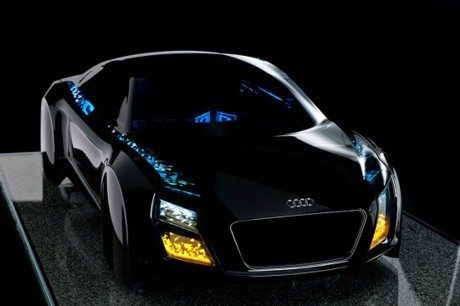 Audi OLED Lichtsystem - auch die Seiten sind animiert (Bildquelle: geekandhype.com)
