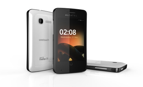 Alcatel Smartphone mit Open Source Betriebssystem Firefox OS (Quelle: Alcatel / Mozilla)