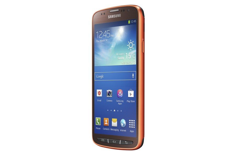 Samsung Galaxy S4 Active mit "Aqua Mode" Aufnahmemodus.