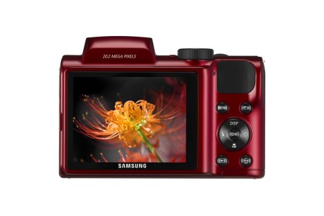 Das 3 Zoll Display der Samsung WB110