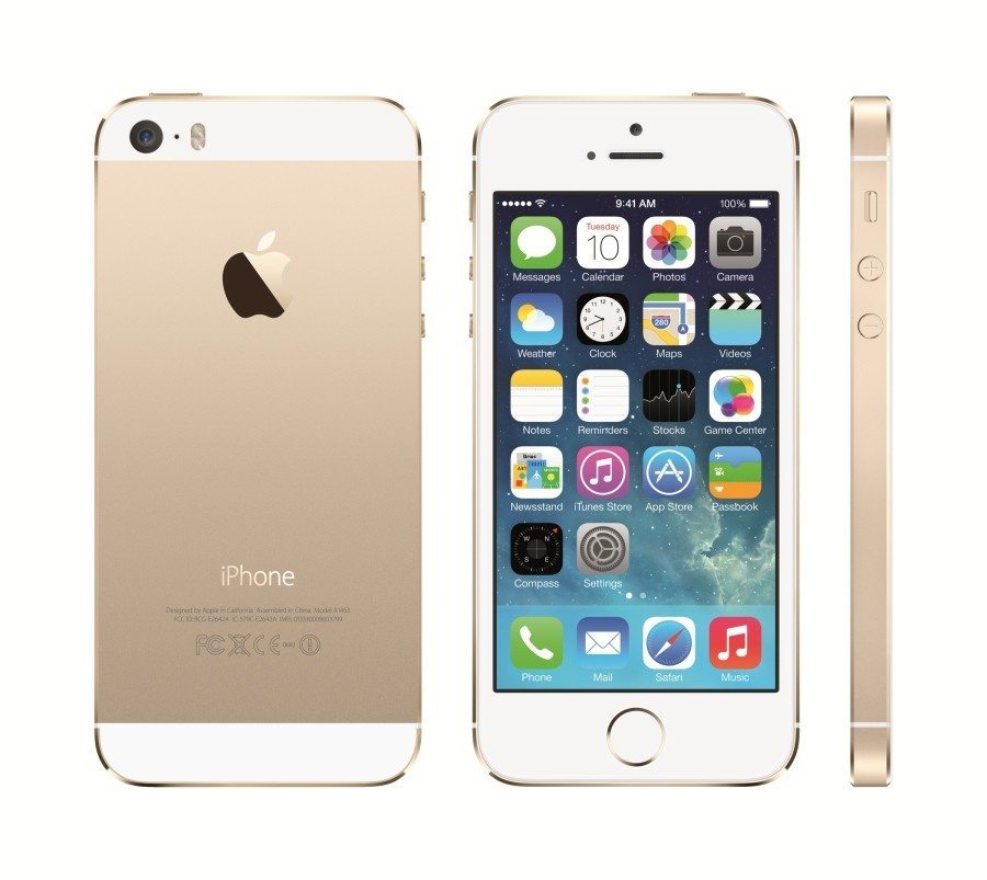 Das iPhone 5S gibt es in Gold, Silber oder Spacegrau.