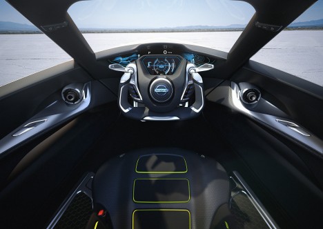 Futuristisches Cockpit im Nissan Blade Glider (Foto: Nissan)