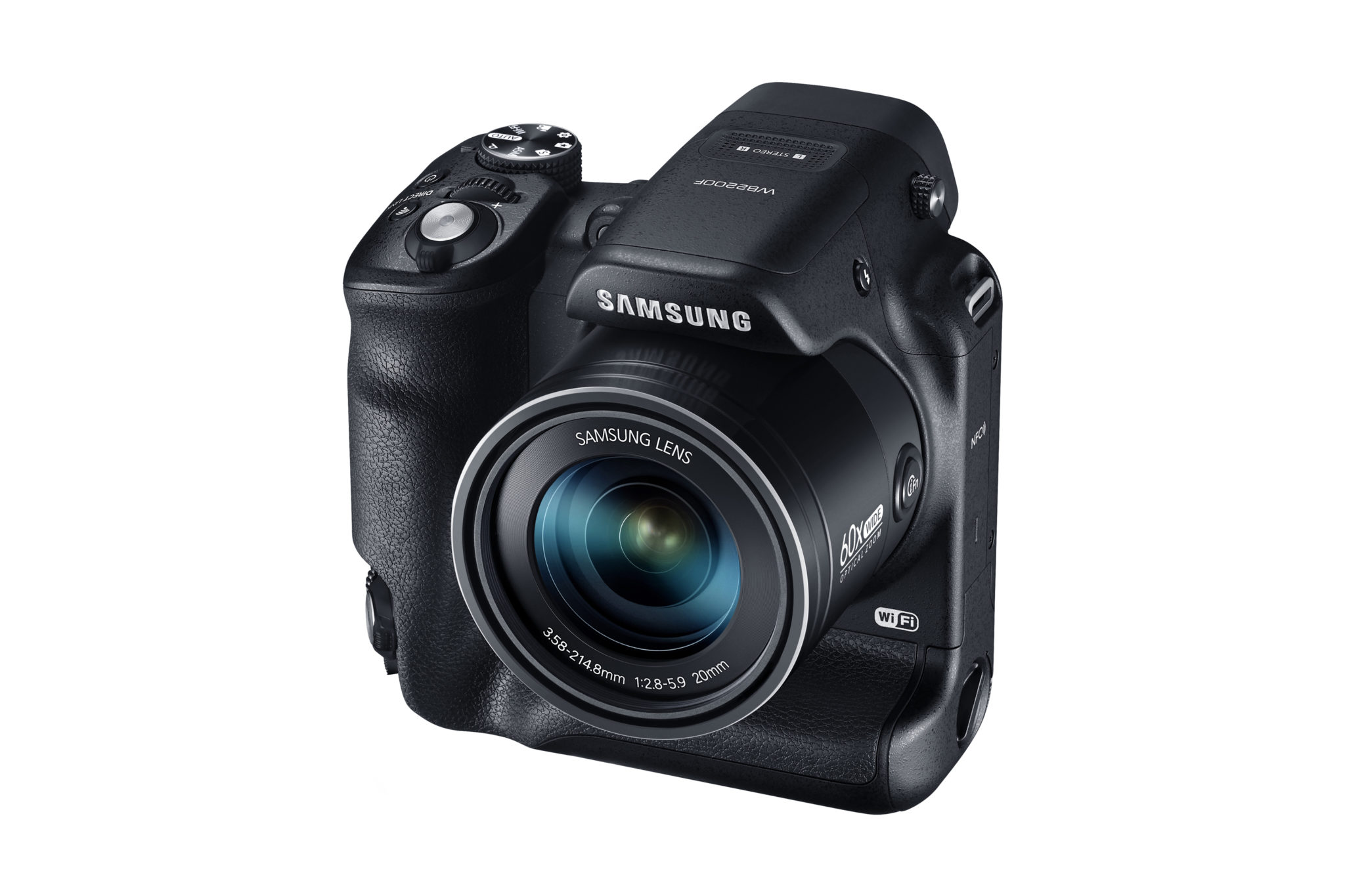 Neue Bridgekamera Samsung WB 2200F mit 60fachem optischen Zoom