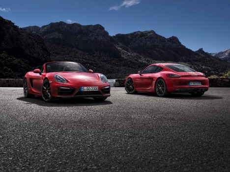 Porsche Boxster GTS und Cayman GTS (Foto: Porsche)