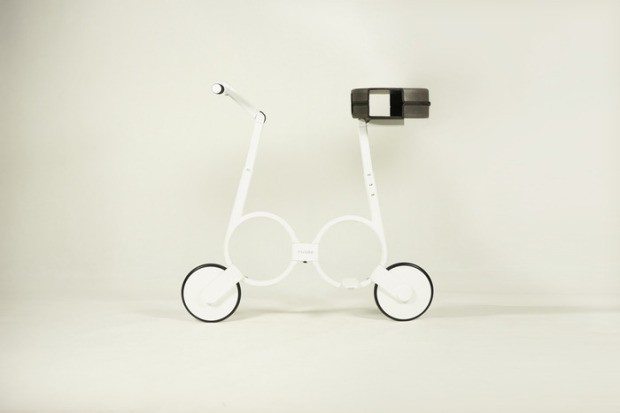 Das klappbare E-Bike für den Rucksack (Foto: Impossible Technology)