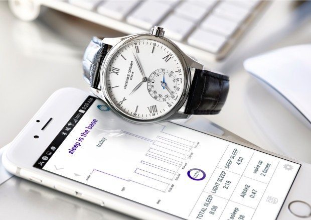 Schweizer Uhr mit analogen Zeigern und smarter Vernetzung (Foto: Frédérique Constant)