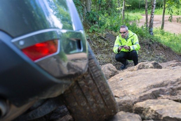 Range Rover von außen steuern (Foto: Land Rover)