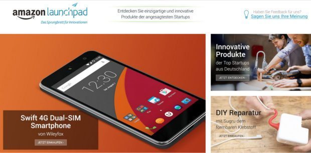 Amazon Launchpad - Online Shopt für innovative Produkte von Start-Ups