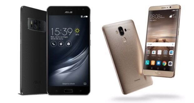 Foto: ASUS ZEN Fone AR / Huawei Mate 9 (ASUS/Huawei)