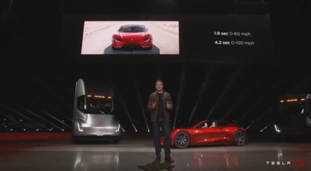 Tesla präsentierte spektakuläre neue Modelle (Foto: Screenshot Youtube)