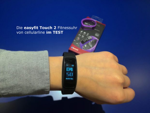 Fitnessuhr easyfit Touch 2 von cellularline