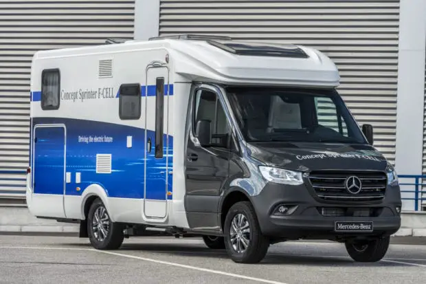 Erweiterung der eDrive@VANs-Strategie mit Lösungen für die Langstrecke - Mercedes-Benz Vans präsentiert Concept Sprinter F-CELL Foto: Daimler