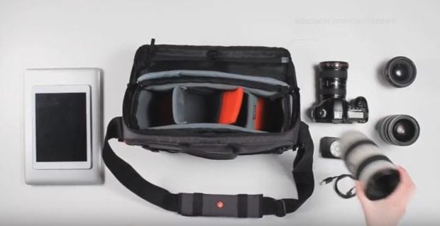 Manfrotto Manhattan Speedy-30 Messenger (Foto: Screenshot Youtube-Produktvideo)