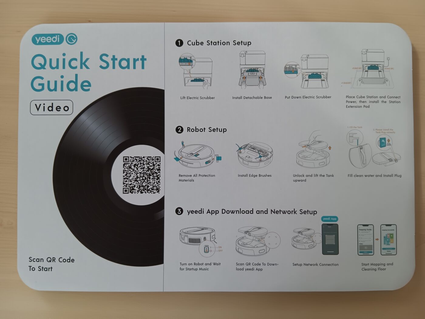 yeedi cube Quick-Start-Guide