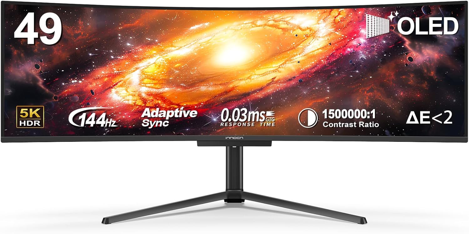 #INNOCN 49Q1R: Extrabreiter Curved Gaming-Monitor mit 5K OLED #INNOCN 49Q1R: Extrabreiter Curved Gaming-Monitor mit 5K OLED
