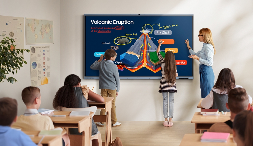 #Samsung WAFX-P: Neues interaktives KI-Display für Schulen!
